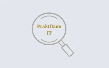Dieses Bild zeigt eine Lupe in der das Wort Praktikum-It steht und soll für die Praktikum-Suche in der IT stehen.